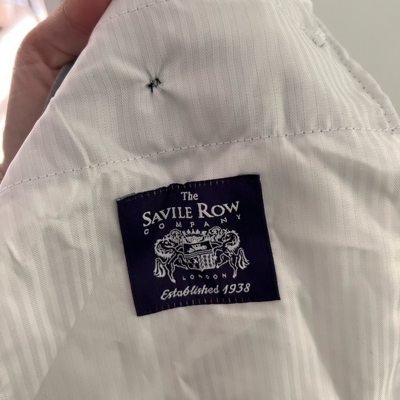 Saville Row Gray Hoxton Dress Pant SZ 38 - Picture 3 of 4
